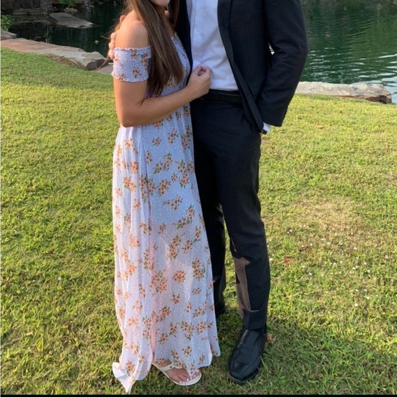 Lavender flower dress - Picture 2 of 3